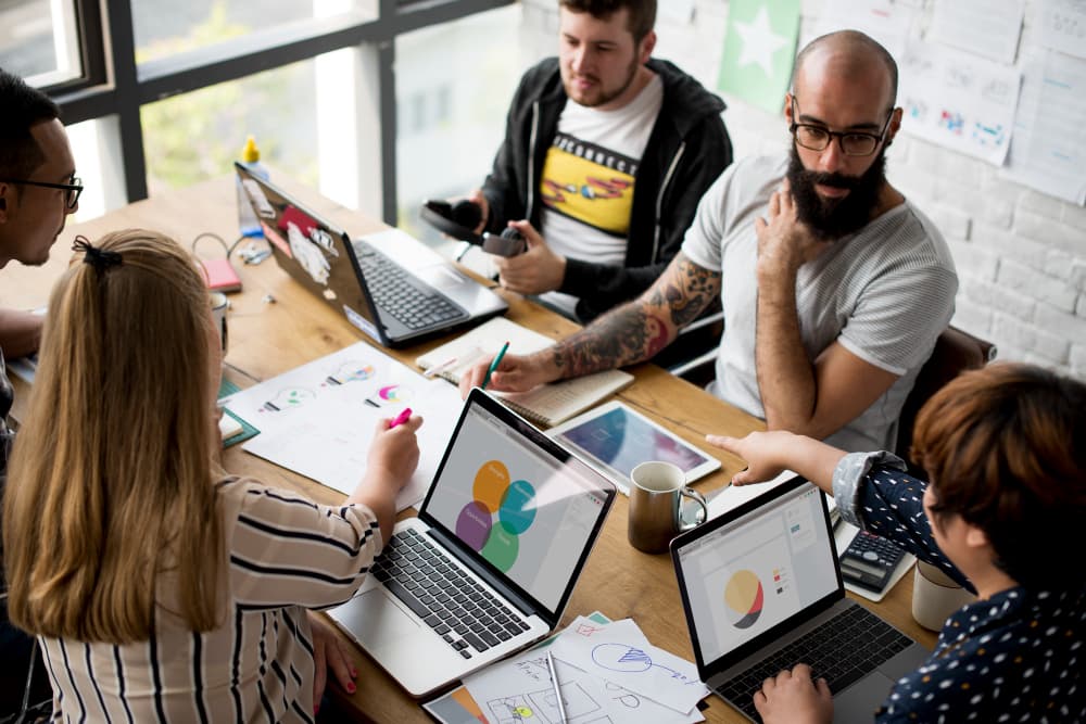 Small business creating original SEO content with real project experience